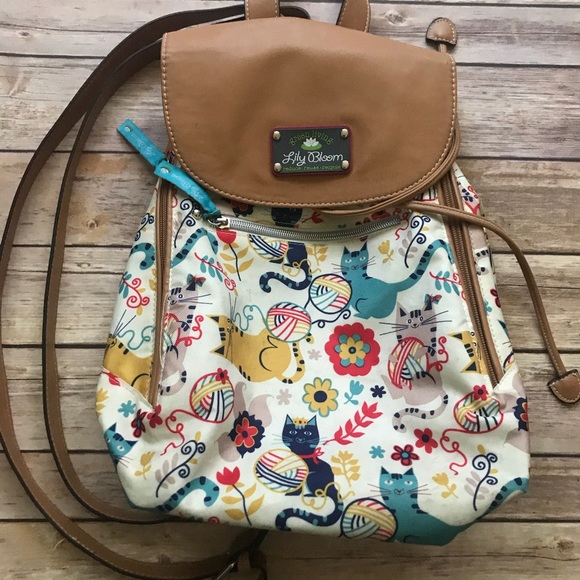 lily bloom cat backpack